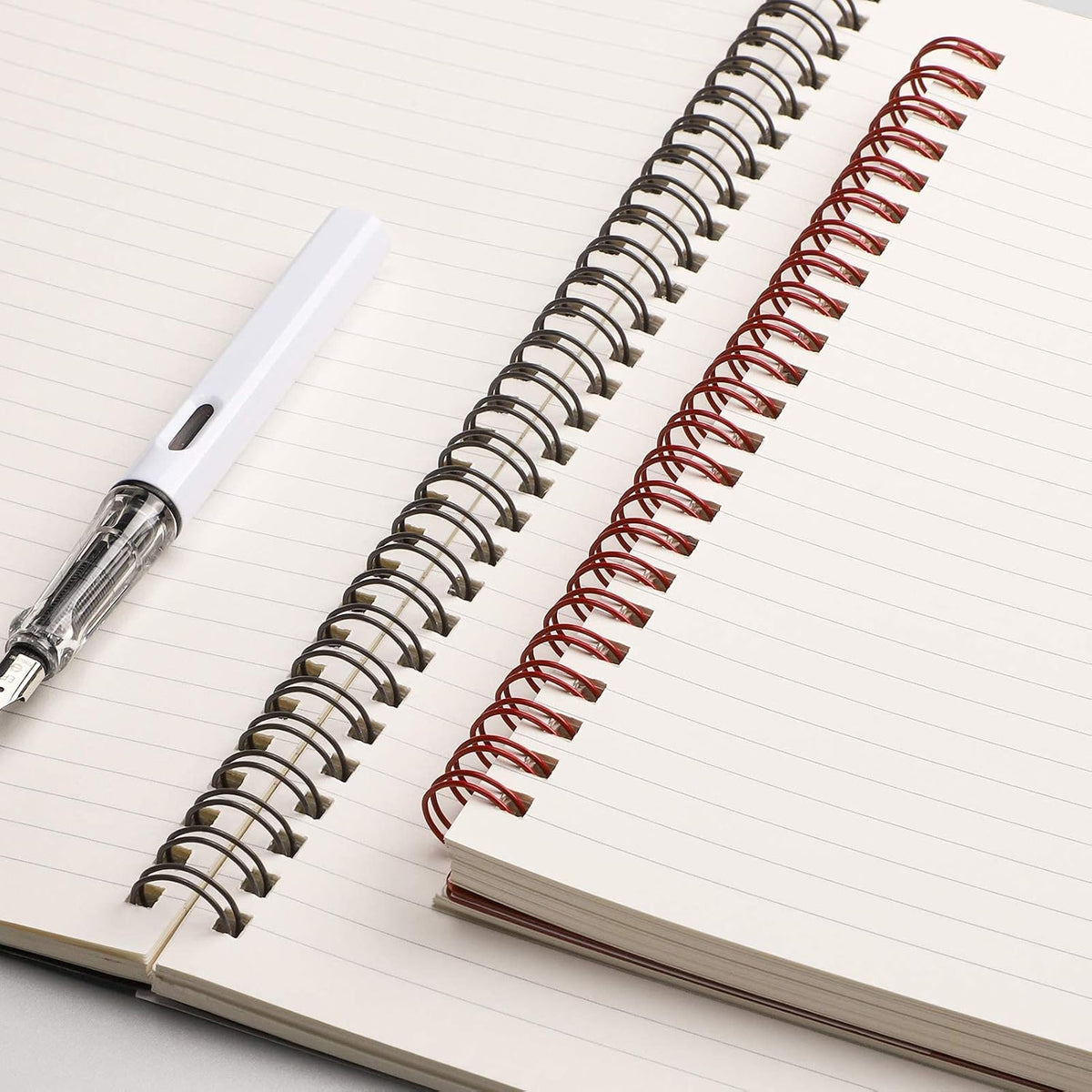 EMSHOI Lined Spiral Journal Notebook, 4 Pack, 640 Pages, A5 (5.7" x 8.2")