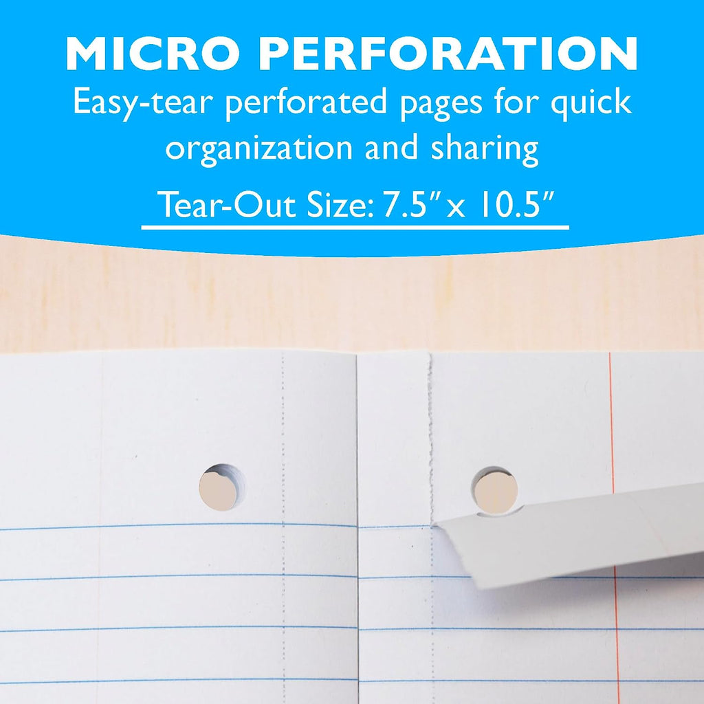 BAZIC PRODUCTS 1-Subject Wireless Notebook, Wide-Ruled, 80 Sheets, 6 Titles
