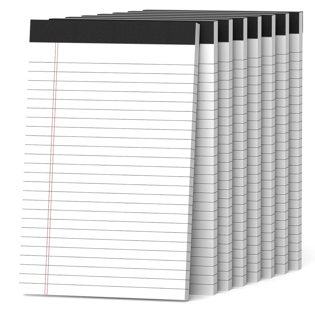 Nichela 5" x 8" Note Pads 48 Pack of Legal Pads 30 Sheets Notepad College Ruled Small Writing Pads Perforated Pages Paper Pads 80GSM Heavyweight Paper Note Pads for Home, Office, or School