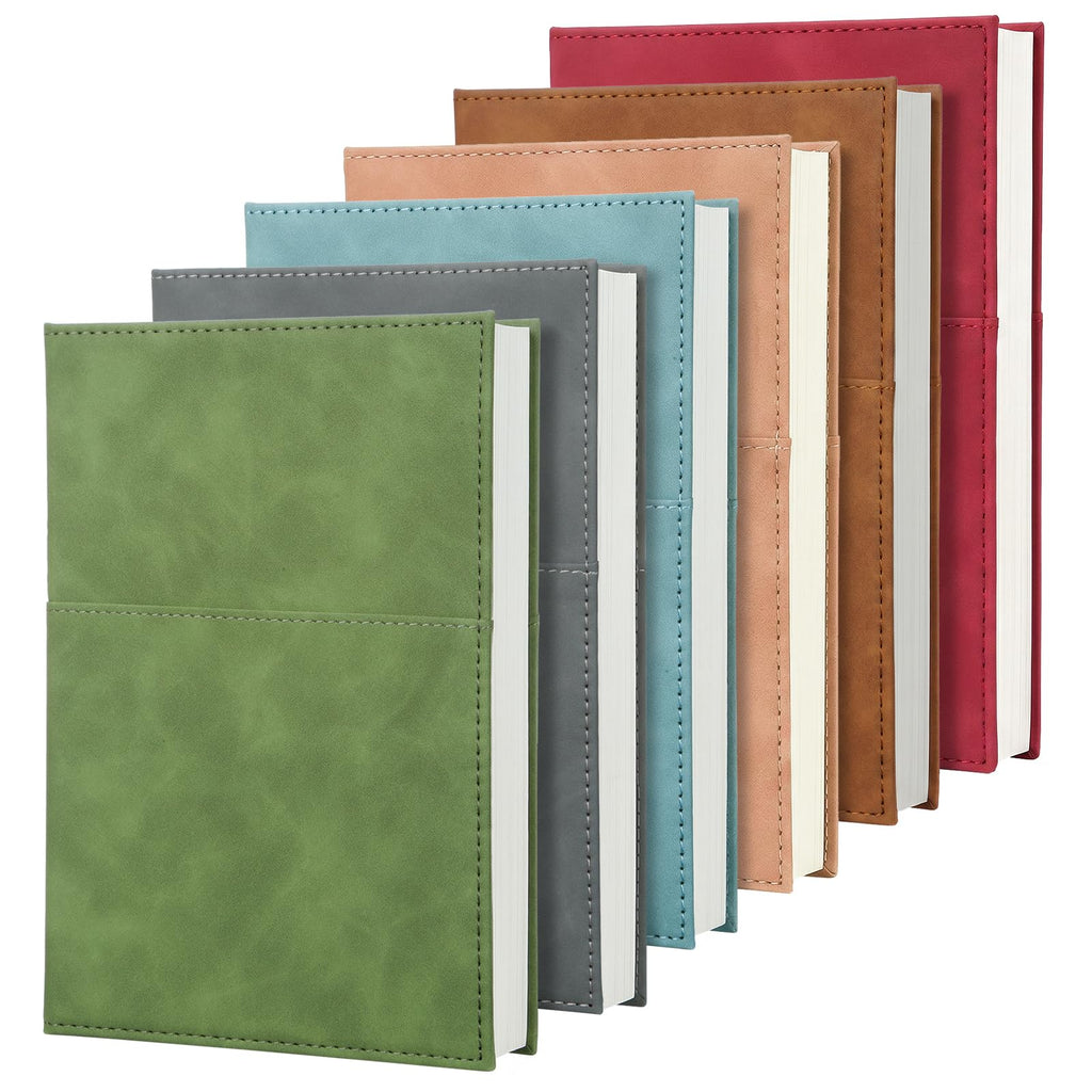 Comix 8 Pack Lined Journal Notebooks for Work, 240 Pages, 5.5"x8.3"