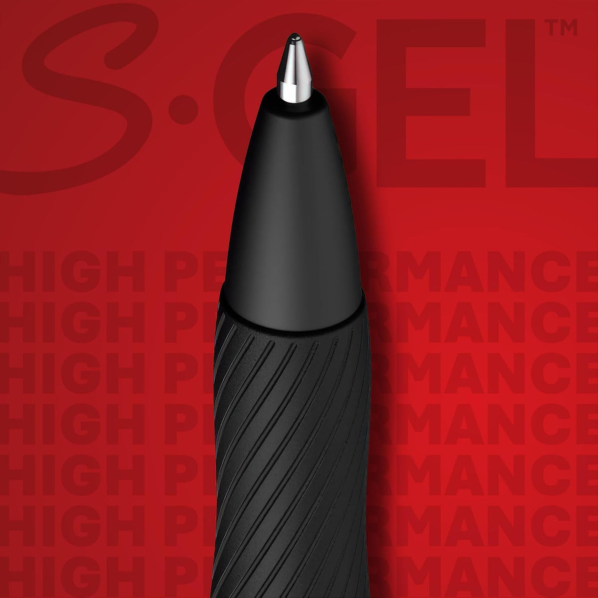Sharpie S-Gel Gel Pens, Black Barrel, Medium Point (0.7mm), Black Gel Ink, 12 Count - Home, Office, School, Journaling, Writing, Note-Taking, Teacher Supplies