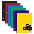 BAZIC PRODUCTS 1-Subject Wireless Notebook, Wide-Ruled, 80 Sheets, 6 Titles