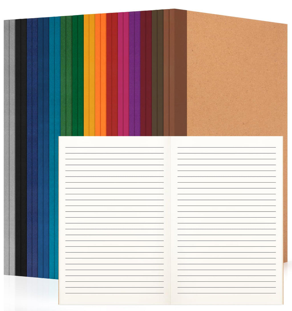 30Pack Lined Notebook Journals Bulk, A5 College Ruled Composition Notebook