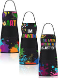 3 Pcs Painting Smock for Adults, Waterproof Art Apron Artist