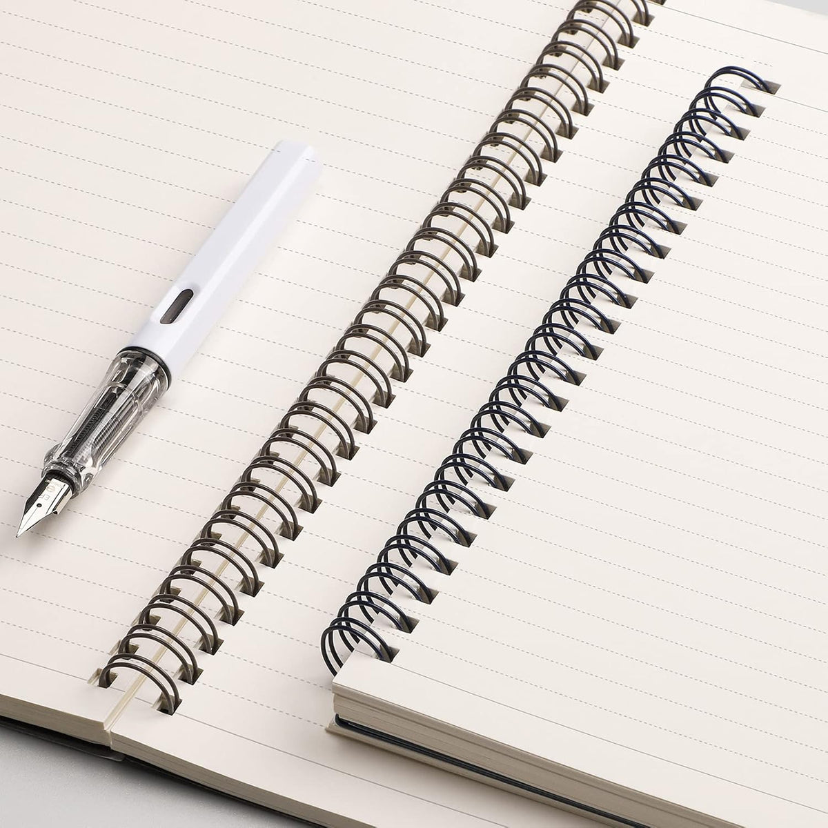 EMSHOI Lined Spiral Journal Notebook, 3 Pack, 480 Pages, B5 (7.4" x 10")