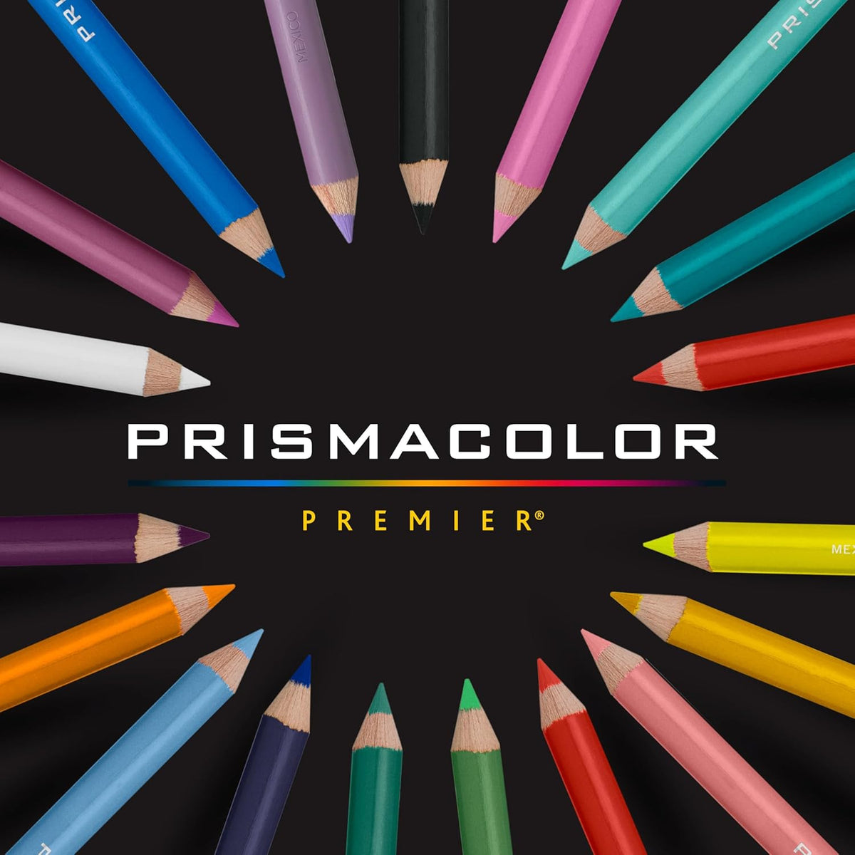 Prismacolor Premier Colored Pencils, Soft Core, Assorted Colors, 24 Count - Durable, Vibrant, Ultra-Smooth, Adult Coloring, Drawing, Sketching, Arts & Crafts