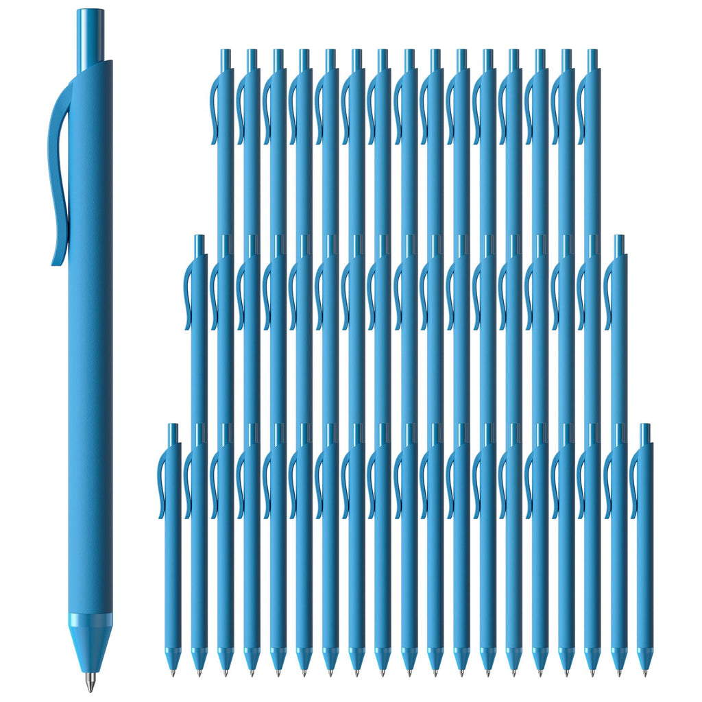 Black Pens Bulk 50 Pack 1.0mm Ballpoint Pen for Smooth Writing