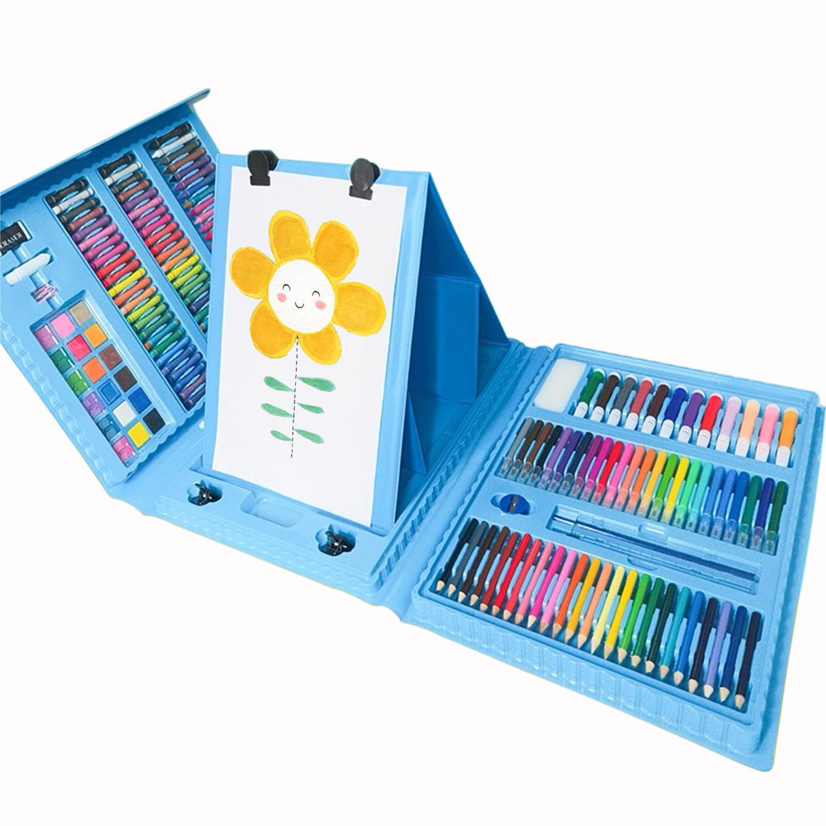 DLUCKY 208 PCS Art Supplies Drawing Art Kit Adults for Kids Art Set,Pink