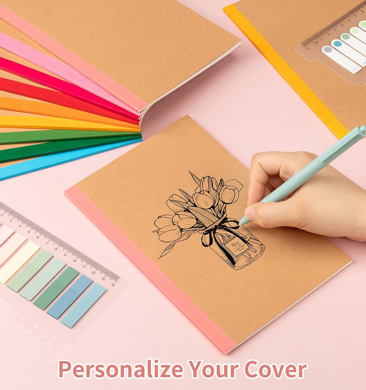 30Pack Lined Notebook Journals Bulk, A5 College Ruled Composition Notebook