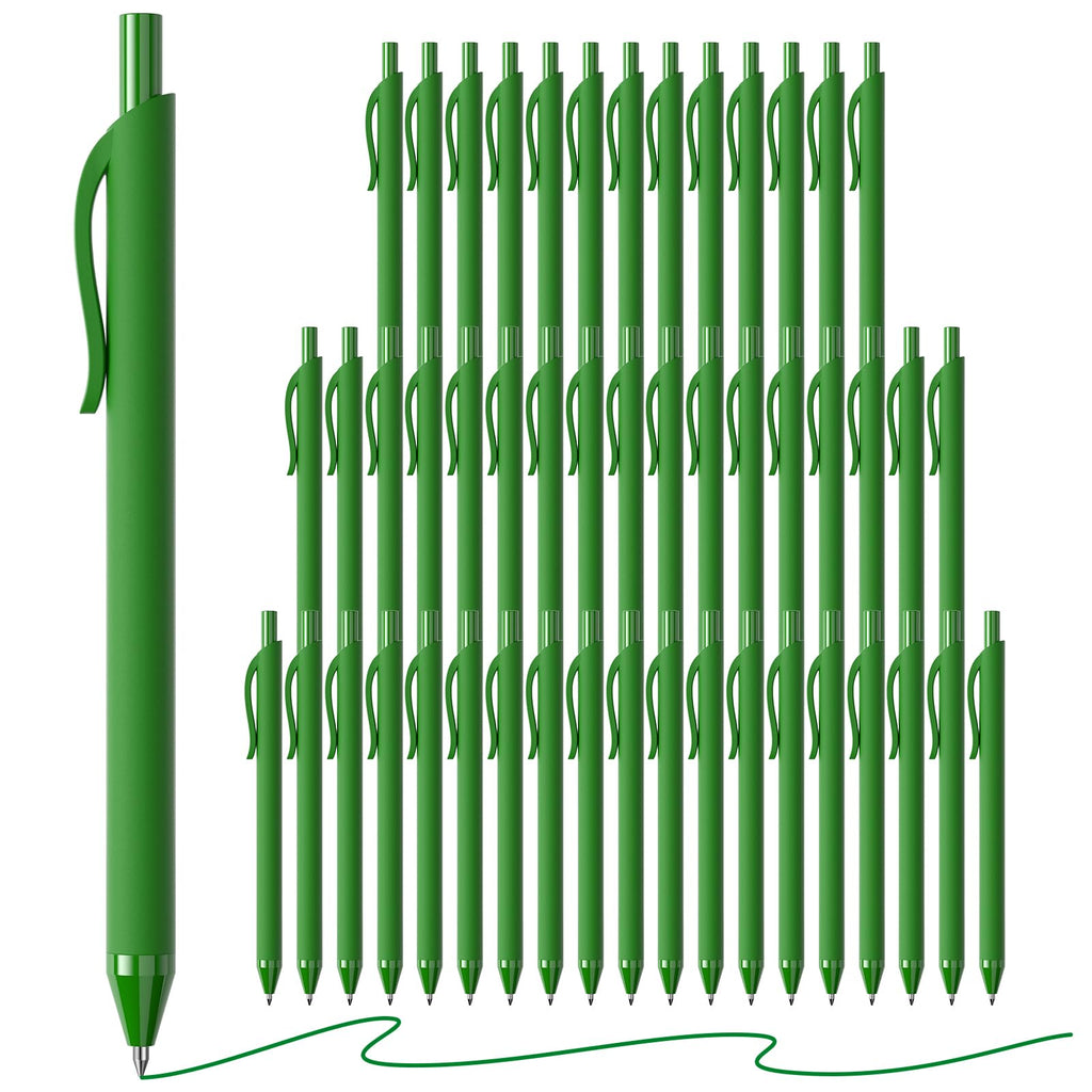 Black Pens Bulk 50 Pack 1.0mm Ballpoint Pen for Smooth Writing