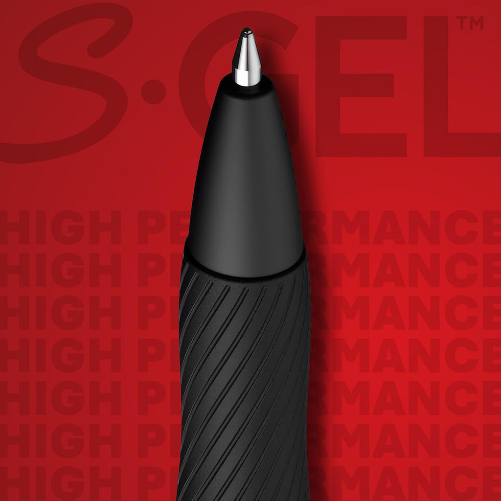 Sharpie S-Gel Pens, Medium Point (0.7mm), Blue Ink, 12 Count - Ideal for Writing, Journaling, Note-Taking, College Supplies