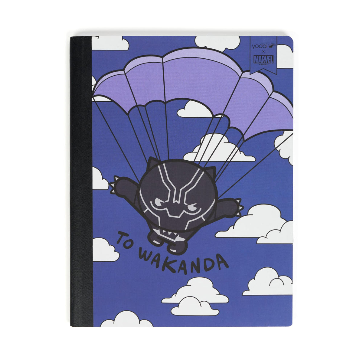 Yoobi College Ruled 3-Subject Notebooks, 3-Pack, 150 Sheets, 8x10.5in