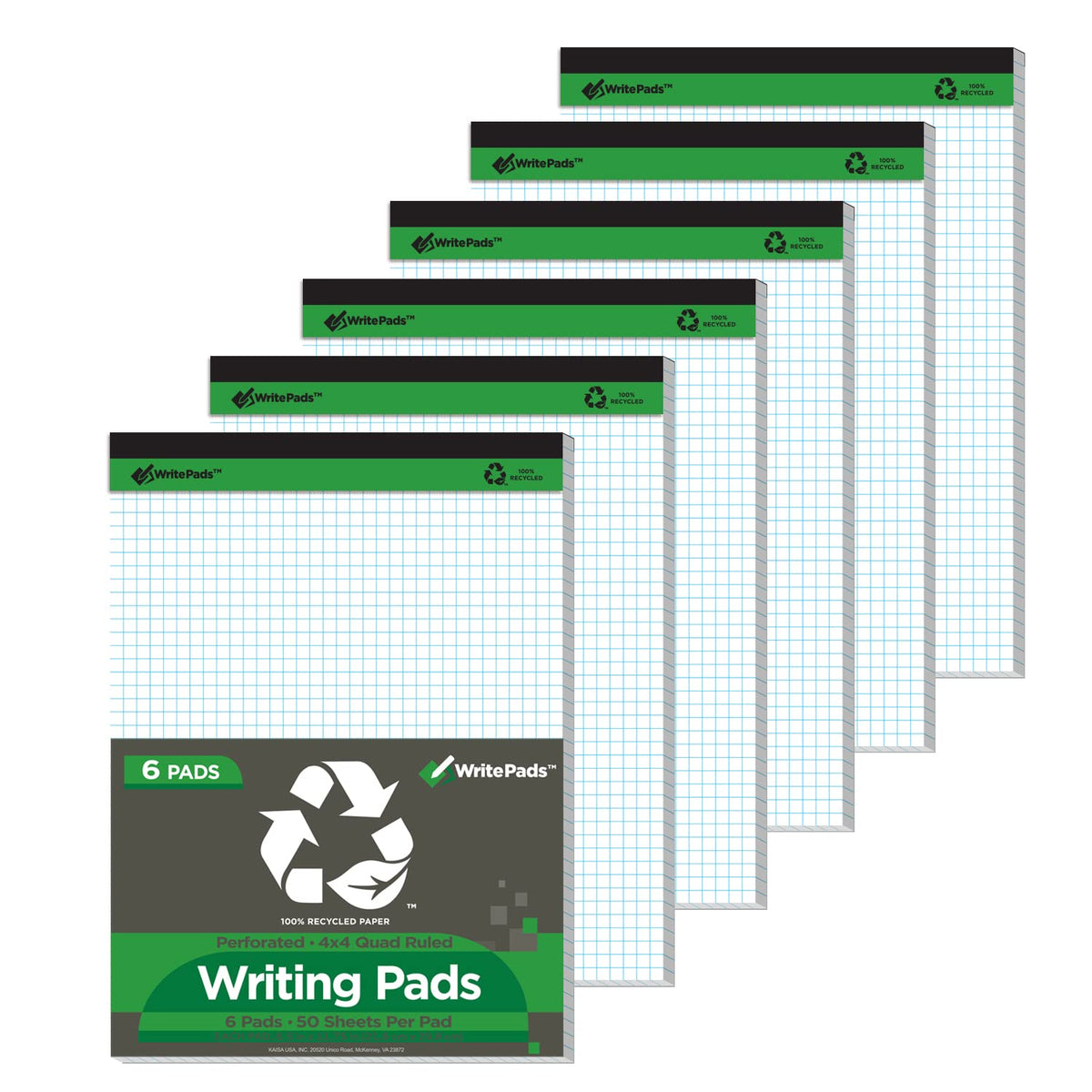 KAISA Legal Note pads 8.5 x 11，12pads 600 Sheets note pads office supplies Recycled Paper 8.5 x 11 Wide Ruled 50 sheets Premium Thick Paper Hard Back Notepads 8-1/2"x 11-3/4" Writing Tablet Canary For Office Supplies (Pack of 12)