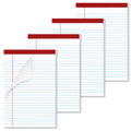 Nichela 5" x 8" Note Pads 48 Pack of Legal Pads 30 Sheets Notepad College Ruled Small Writing Pads Perforated Pages Paper Pads 80GSM Heavyweight Paper Note Pads for Home, Office, or School