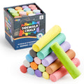 JOYIN 160 PCS Sidewalk Chalks Set-16 Colors Non-Toxic Washable Jumbo Chalk for Outdoor Art Play, Painting on Chalkboard, Blackboard and Playground