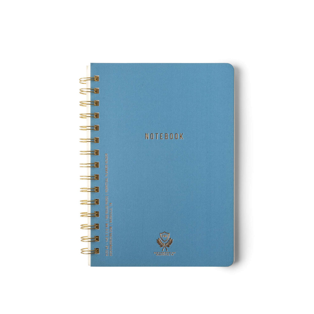DesignWorks Ink Textured Spiral Notebook, Juniper Green, 8.25 x 11.625 in