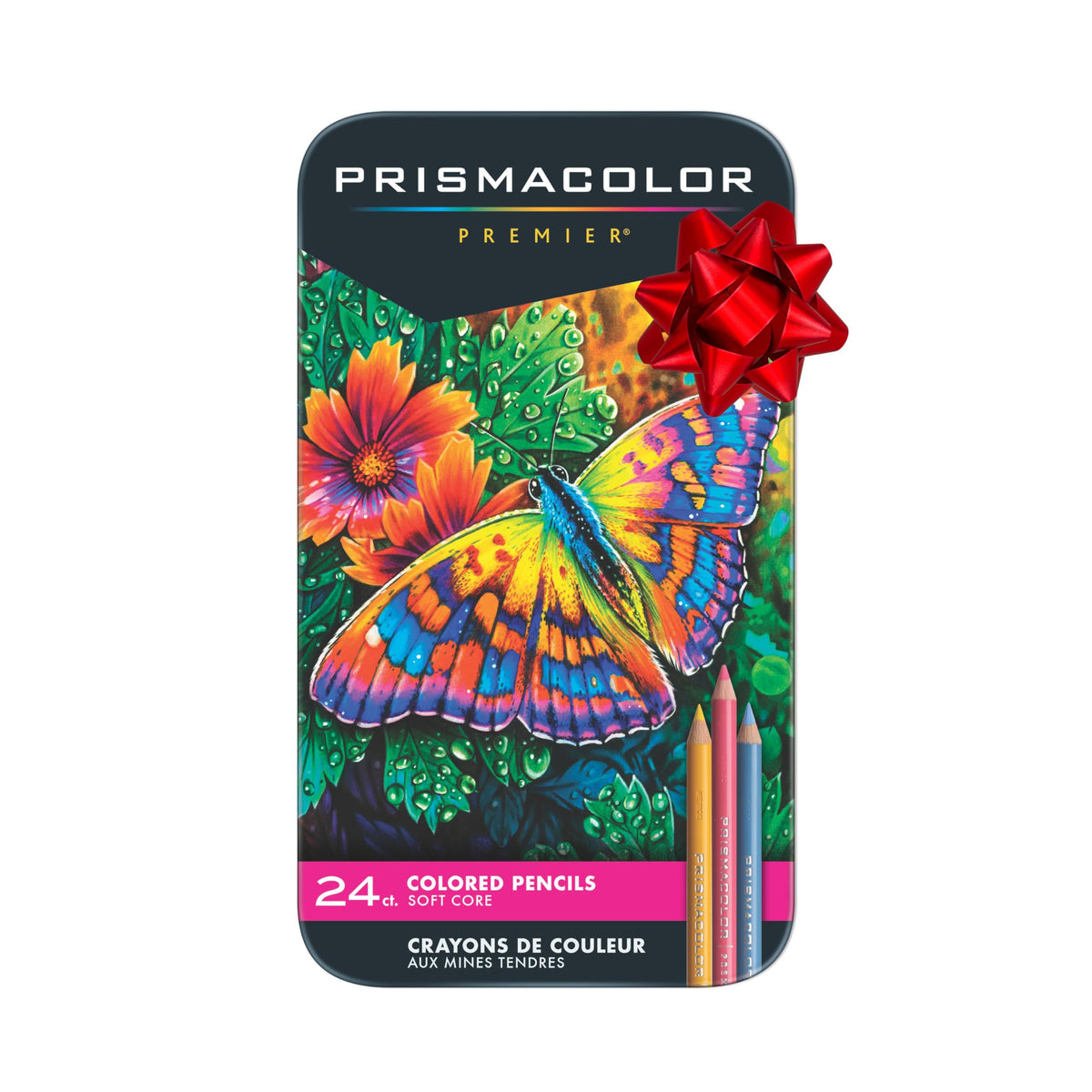 Prismacolor Premier Colored Pencils, Soft Core, Assorted Colors, 24 Count - Durable, Vibrant, Ultra-Smooth, Adult Coloring, Drawing, Sketching, Arts & Crafts