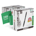 Zebra Pen Z-Grip Retractable Ballpoint Pen, Black Ink, 1.0mm, 18-Pack