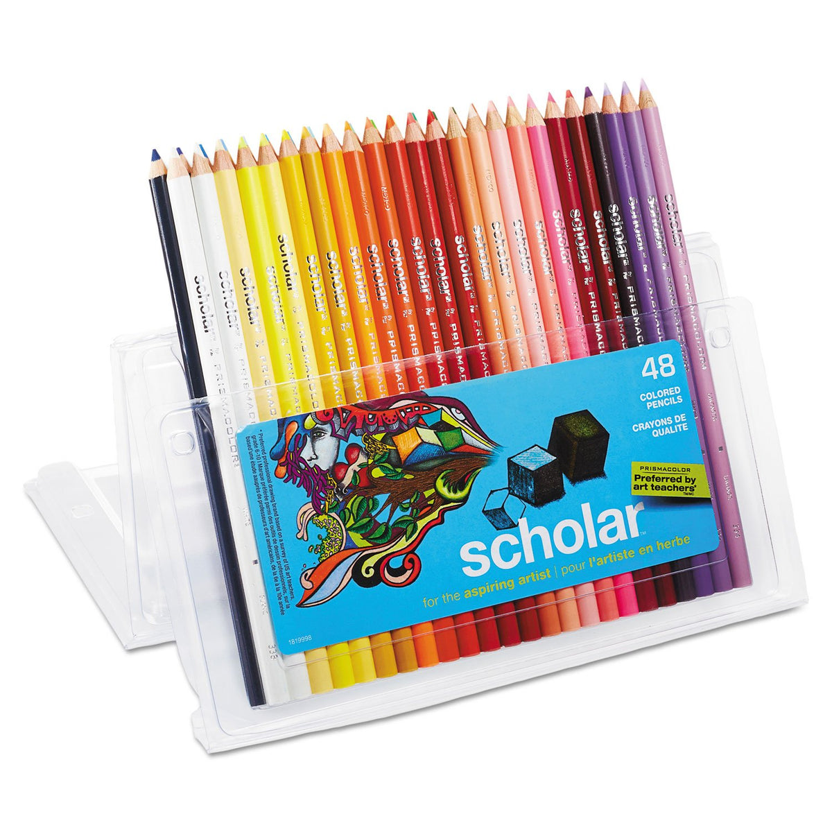 Prismacolor Scholar Colored Pencils, Assorted Colors, 24 Count - Perfect for Sketching, Drawing, Coloring