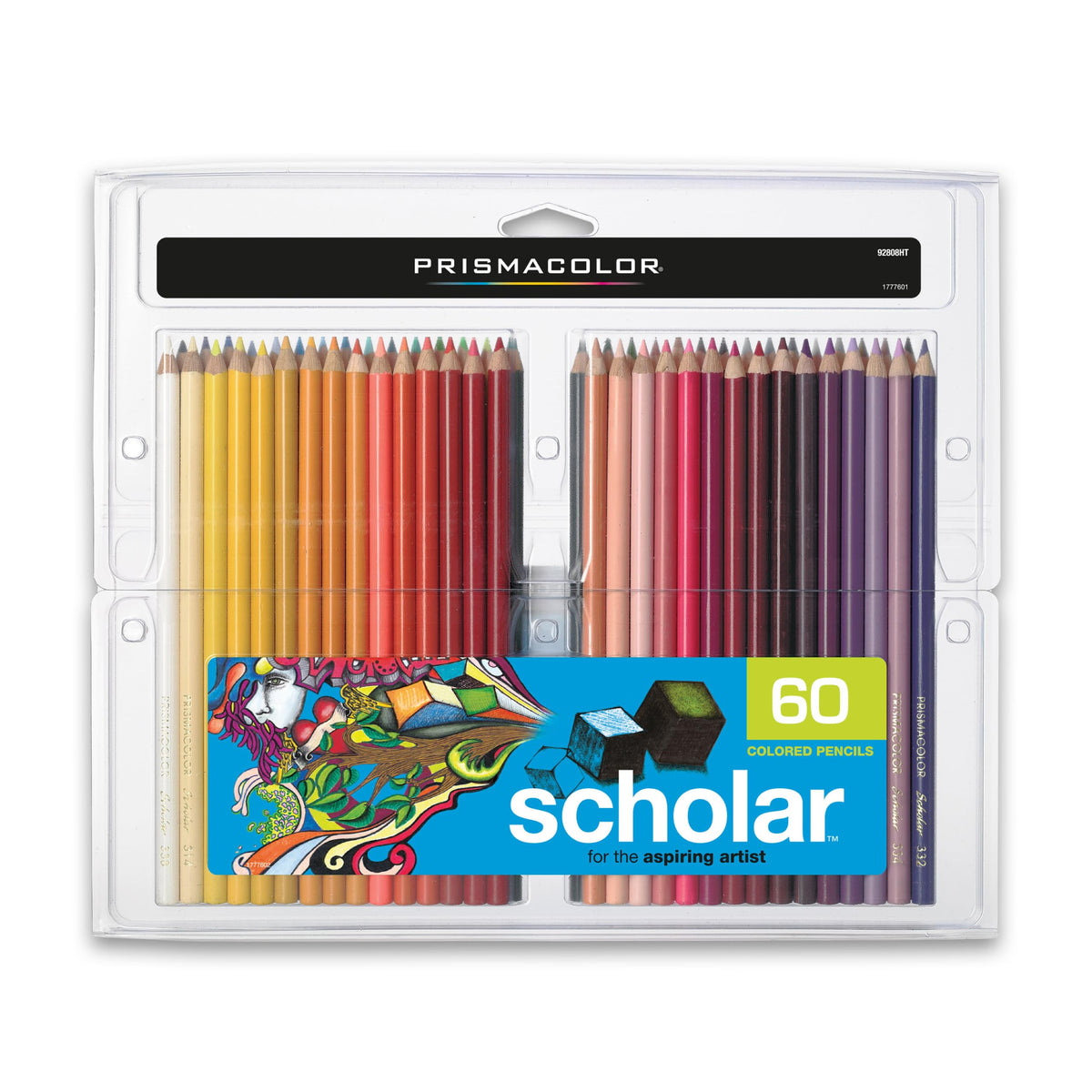 Prismacolor Scholar Colored Pencils, Assorted Colors, 24 Count - Perfect for Sketching, Drawing, Coloring