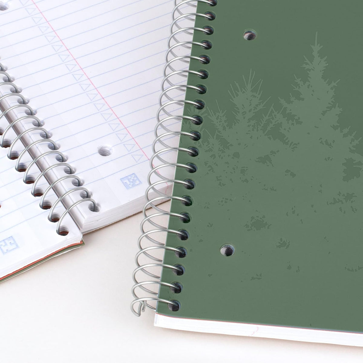 Five Star Spiral Notebook + Study App, 4 Pack, 1 Subject, Recycled College Ruled Paper, 8-1/2" x 11", 100 Sheets, Fights Ink Bleed, Includes 3 Colors + 1 Randomly Selected Color (820046-ECM24)