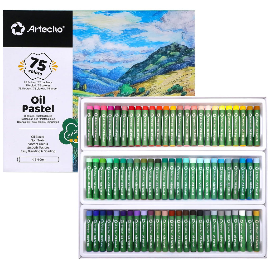 Artecho Oil Pastels Set of 50 Colors (8 x 60 mm)