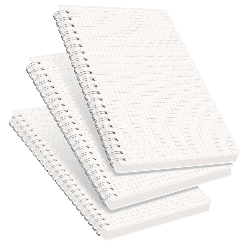 RETTACY Graph Grid Paper Notebook, 160 Pages per Pack, B5 (7.6'' × 10'')