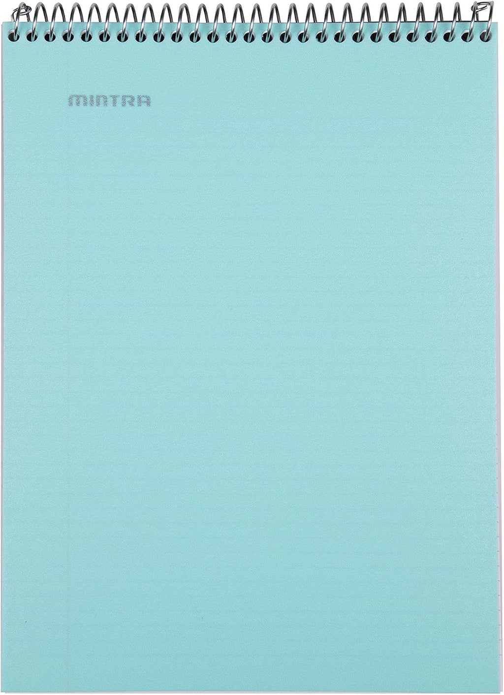 Mintra Office TOP BOUND Durable Spiral Notebooks (Lavender, Salmon, Sage Green, College Ruled 3pk)