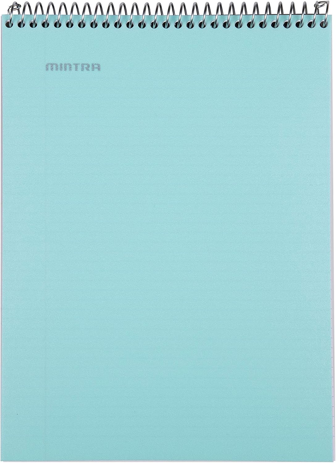 Mintra Office TOP BOUND Durable Spiral Notebooks (Lavender, Salmon, Sage Green, College Ruled 3pk)