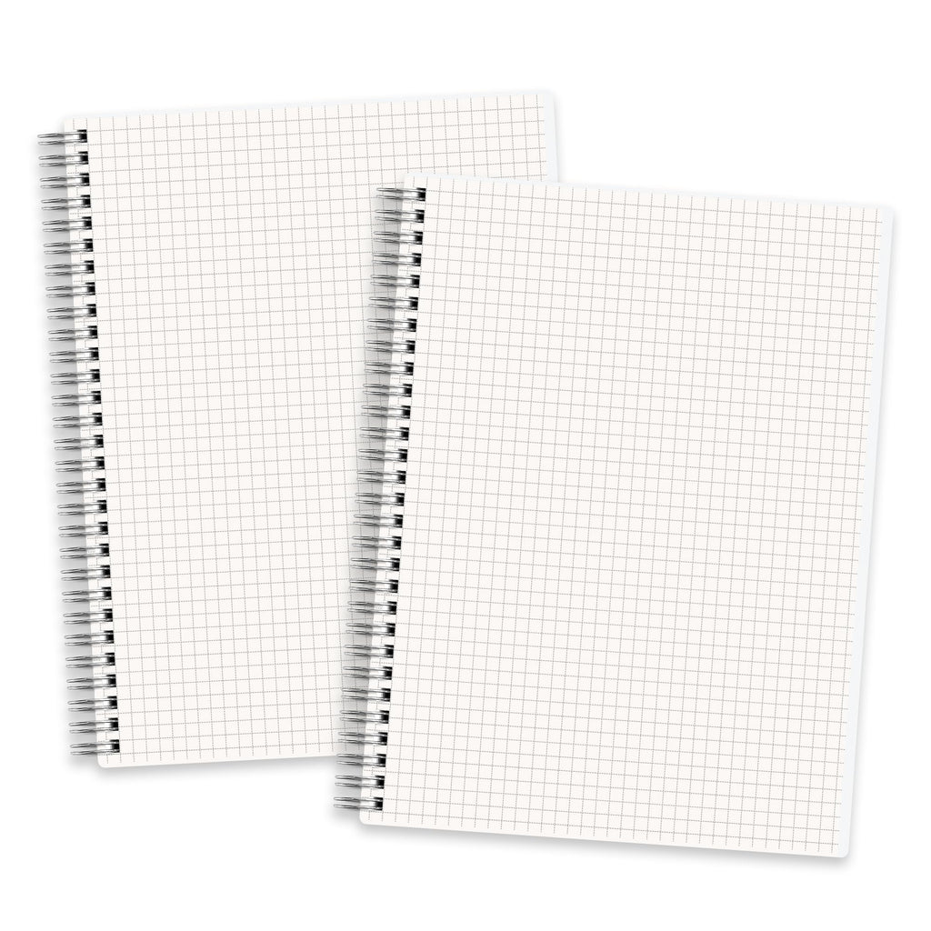 RETTACY Graph Grid Paper Notebook, 160 Pages per Pack, B5 (7.6'' × 10'')