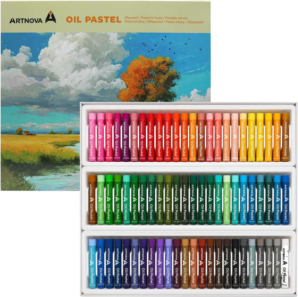 ARTNOVA Oil Pastels Set of 48 Colors (8 x 60 mm)