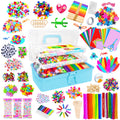 Itopstar 3000 Kids Arts and Crafts Supplies for Kids Crafting Supply in 3 Layered Plastic Art Box All in One Ages 8 9 10 11 & 12 Year Old Girls & Boys Crafting Supply Set