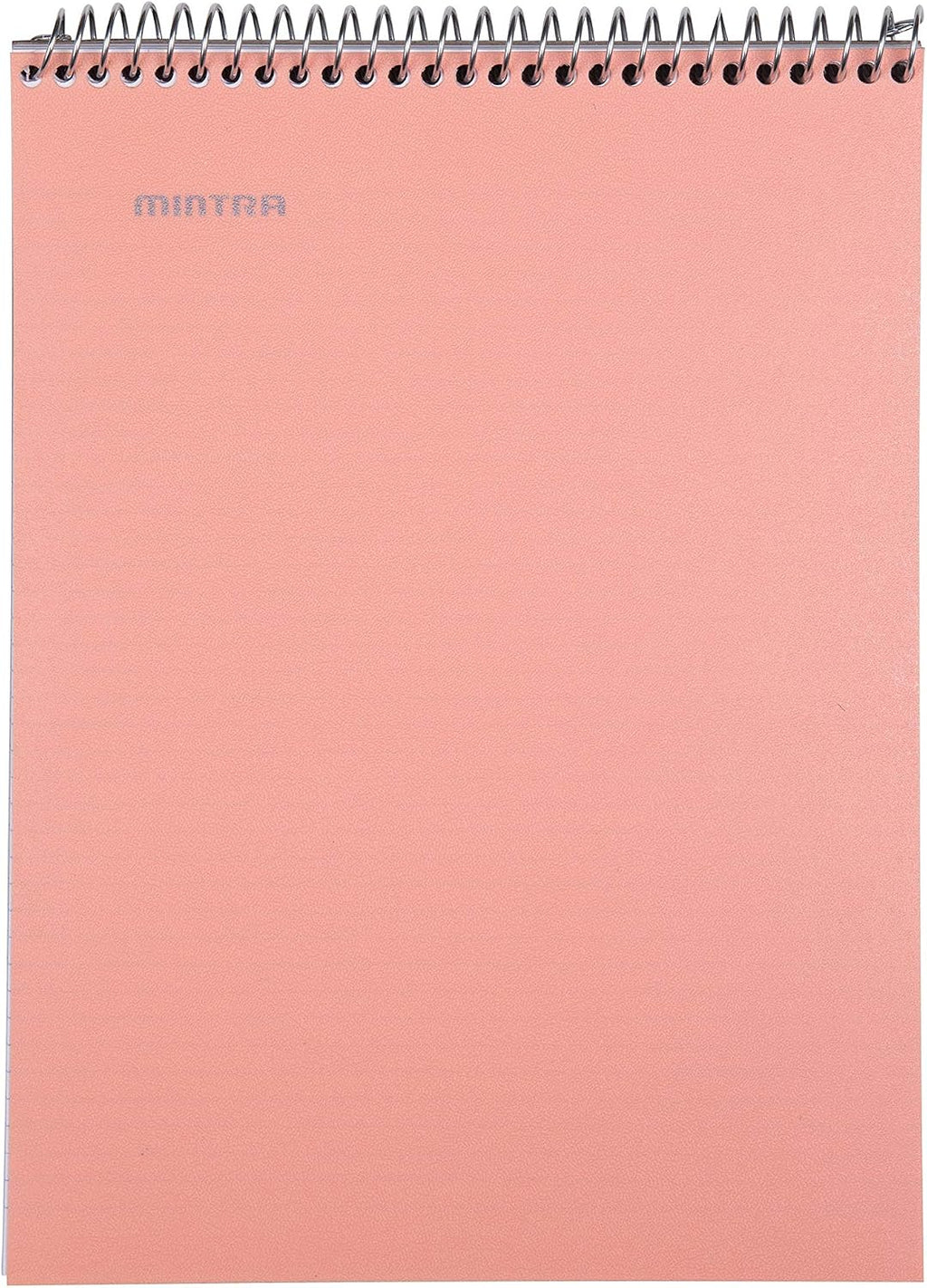 Mintra Office TOP BOUND Durable Spiral Notebooks (Lavender, Salmon, Sage Green, College Ruled 3pk)