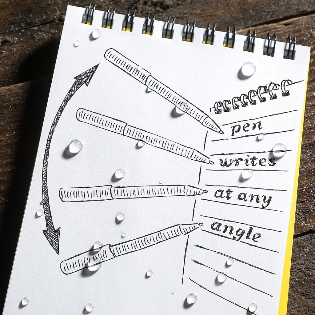 Rite in the Rain Weatherproof Durable Black Clicker Pen - Black Ink (No. BK11)
